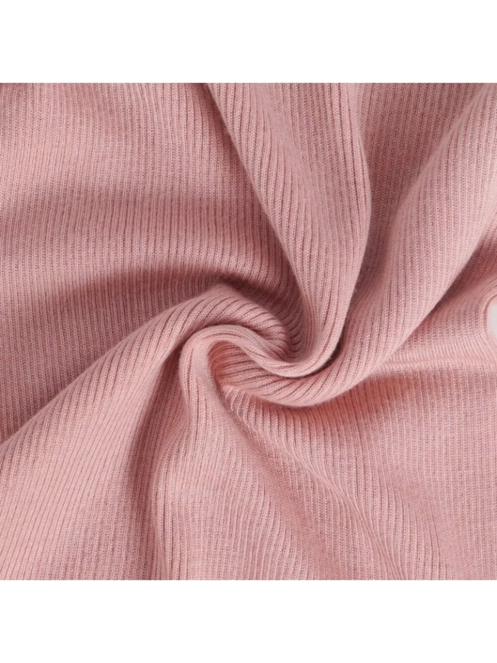 Louis Vuitton Knit Sweater Turtleneck Long Sleeve Top Wool Silk Pink